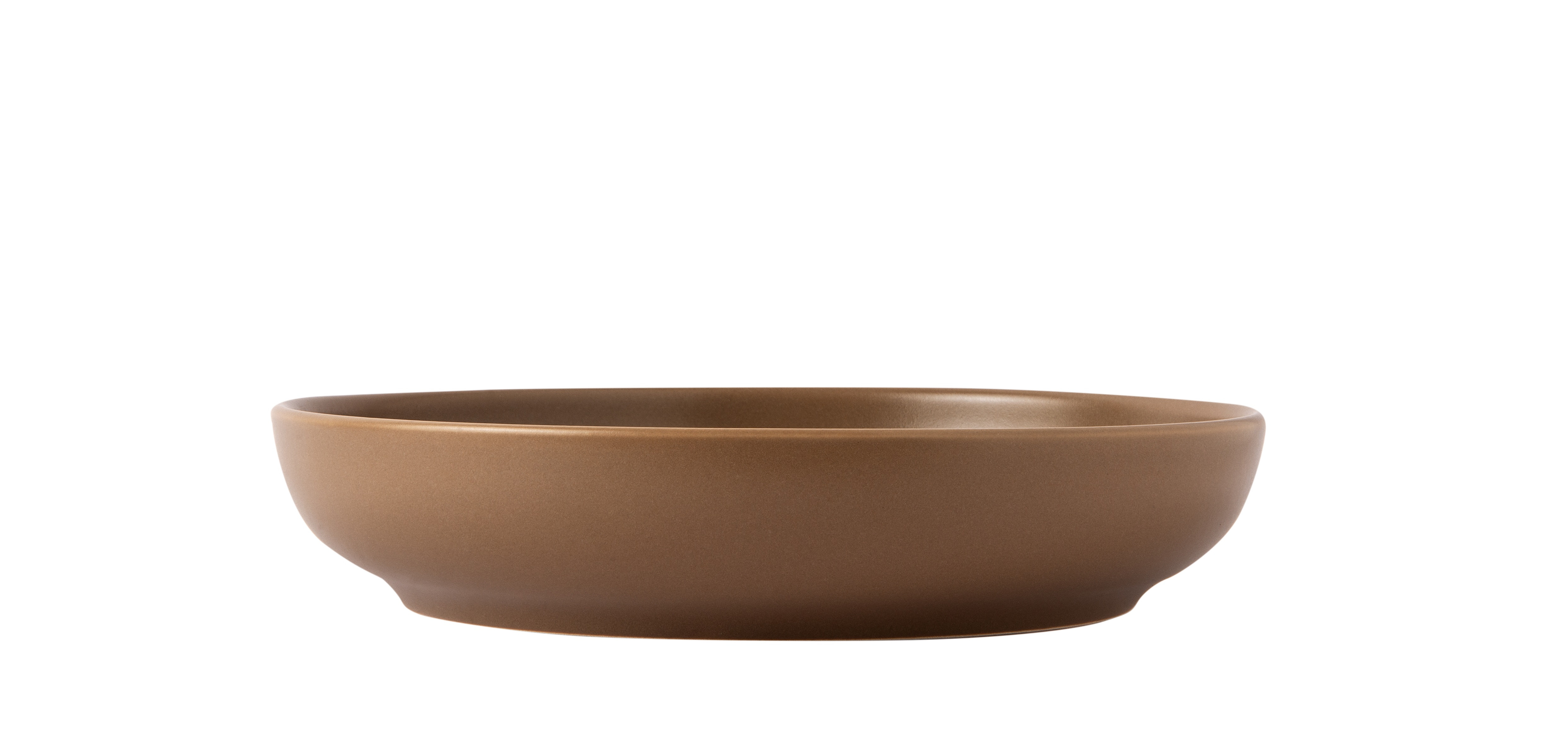 Happy Ware Πιάτο Βαθύ Κεραμικό Nordic 22cm Taupe Mat