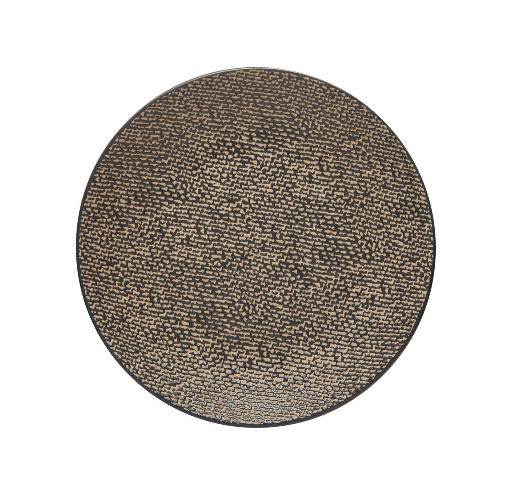 Πιάτο Κεραμικό Ρηχό Gaufre Grey 27cm
