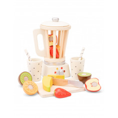 New Classic Toys Ξύλινο Παιδικό Μπλέντερ Smoothie Maker Με Φρούτα