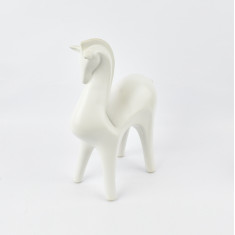 HFA Διακοσμητική Φιγούρα Άλογο ΚεραμικήόMignon White Mat 25cm
