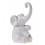 Διακοσμητική Φιγούρα Ελέφαντας Κεραμικός Mignon White Mat 16cm