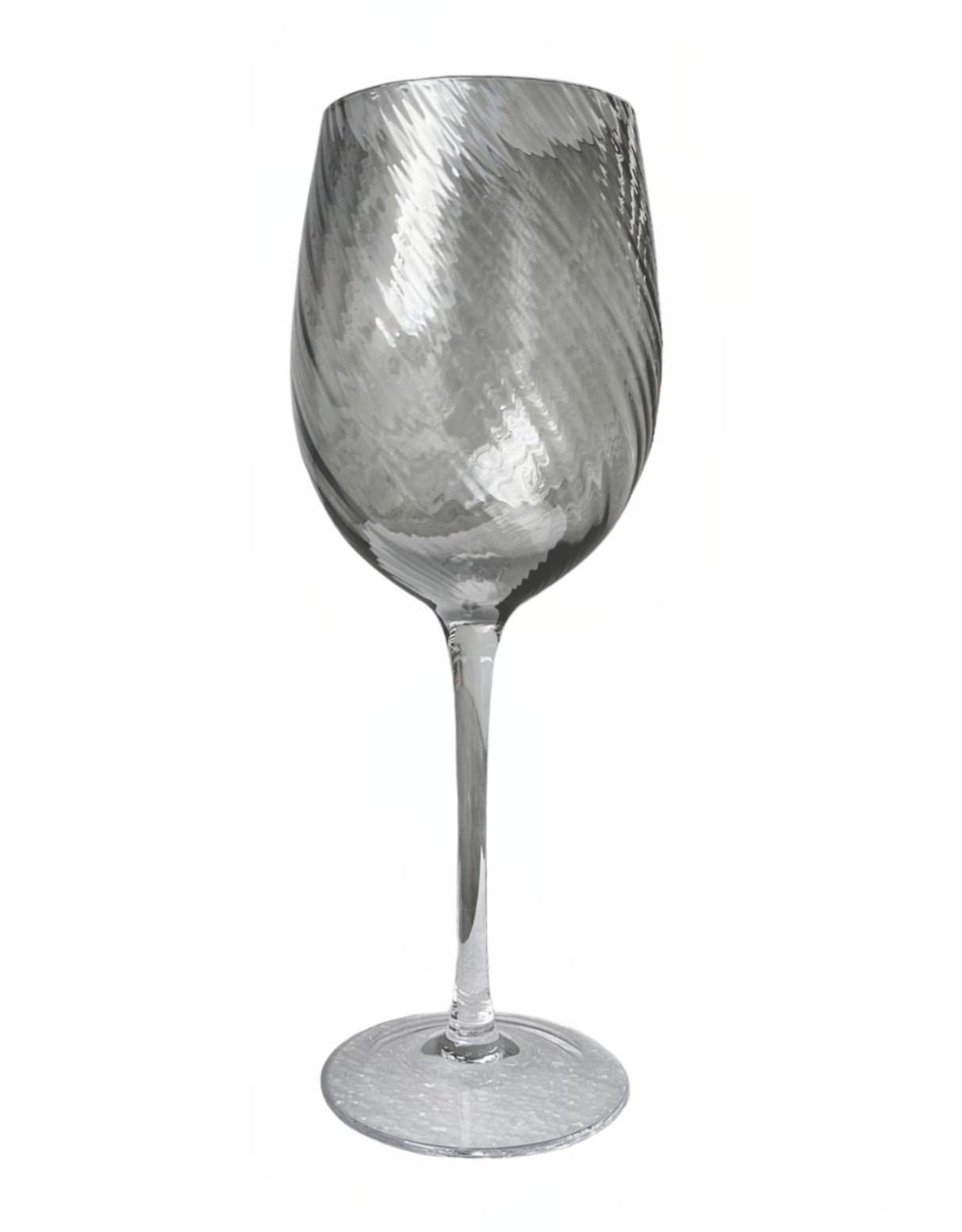 HOME FASHION ACCESSORIES HFA Ποτήρι Κρασιού Style Smoke Grey Σετ 6τμχ. 580ml