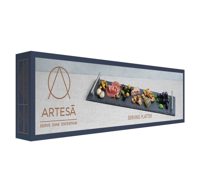 KITCHENCRAFT Kitchencraft Artesa Πλατό Σερβιρίσματος Πέτρινο 60cm Masterclass