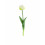 Διακοσμητικό Τεχνητό Λουλούδι Τουλίπα Λευκή 40cm