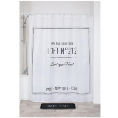 Κουρτίνα Μπάνιου Υφασμάτινη Loft 180x200cm