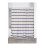 Κουρτίνα Μπάνιου Υφασμάτινη Manureva Stripes 180x200cm
