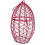 Πασχαλινό Αυγο Μεταλλικό Country Red Συρμάτινο Κόκκινο 36cm