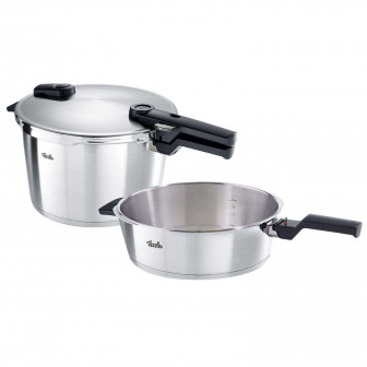 Fissler Σετ Quattro Vitaquick Premium Χύτρες Ταχύτητας 8Lt + 4Lt