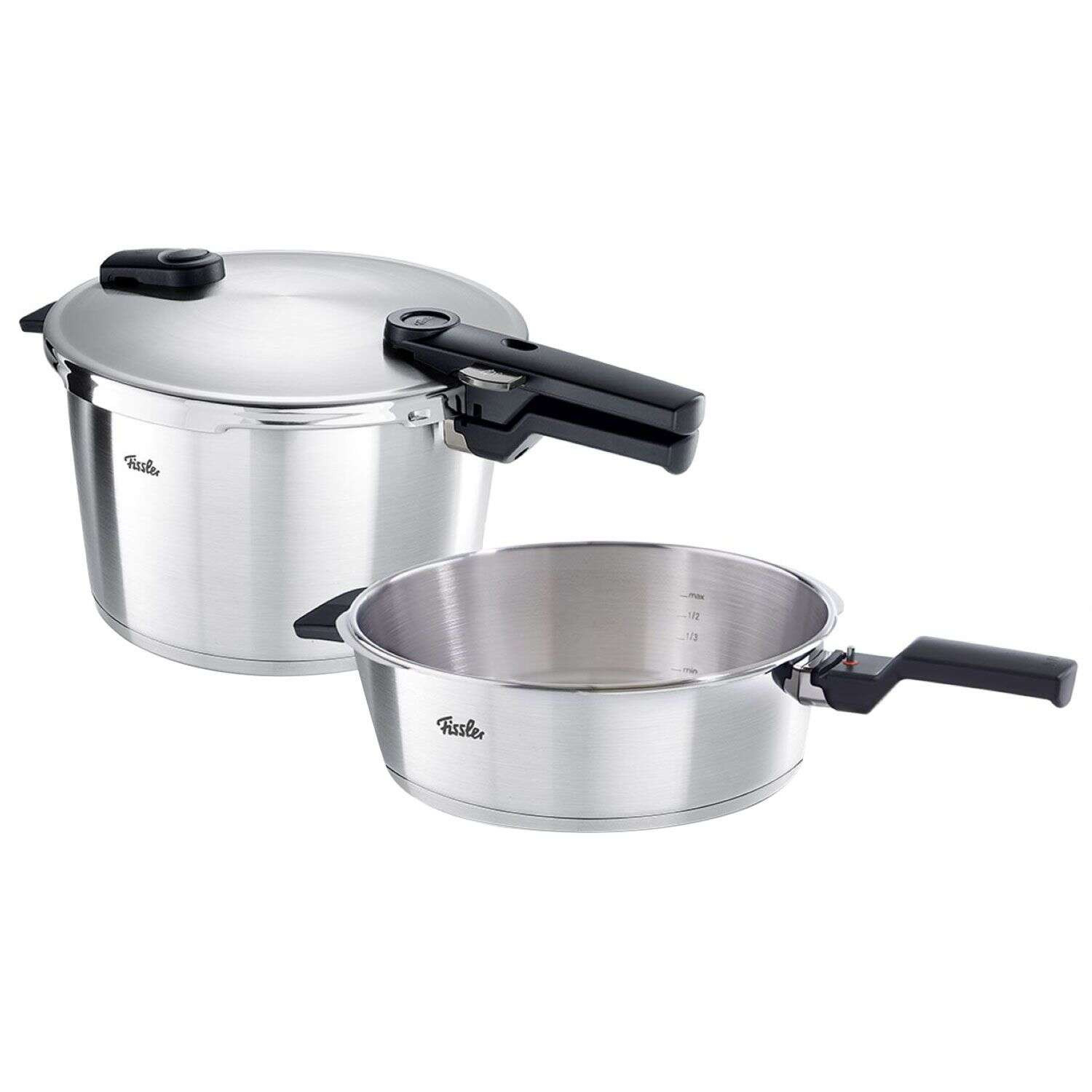 FISSLER Fissler Σετ Quattro Vitaquick Premium Χύτρες Ταχύτητας 8Lt + 4Lt