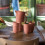 Guzzini Ψωμιέρα Tierra Terracotta με Bamboo Καπάκι 10lt. 39,2 x 23,2 x19cm