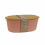 Guzzini Ψωμιέρα Tierra Terracotta με Bamboo Καπάκι 31,5x16,5x12,9cm