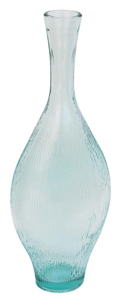 VERANO SPANISH CERAMICS Verano Διακοσμητικό Βάζο Γυάλινο Sagre Clear 40cm Recycled