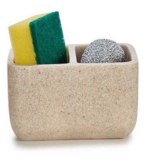 Διακοσμητικά και αξεσουαρ κουζίνας Kouzinika - ΣΗΜΑΝΤΙΚΟ: Σε περίπτωση διαφοράς τιμής από το κατάστημα ισχύει παντα και μόνο η τιμή του καταστήματος Arte Regal Θήκη Για Σφουγγάρι Και Συρματάκι Stone 9X12X