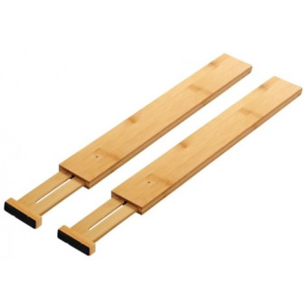 Kesper Διαχωριστικό Συρταριού Bamboo Σετ 2 τμχ 45Χ6cm