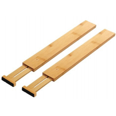Kesper Διαχωριστικό Συρταριού Bamboo Σετ 2 τμχ 45Χ6cm
