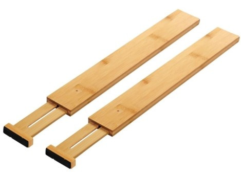 KESPER Kesper Διαχωριστικό Συρταριού Bamboo Σετ 2 τμχ 45Χ6cm