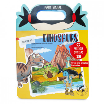 Pepita Kids Collections Dinosaurs Collection Βιβλίο 3D Με Αυτοκόλλητα