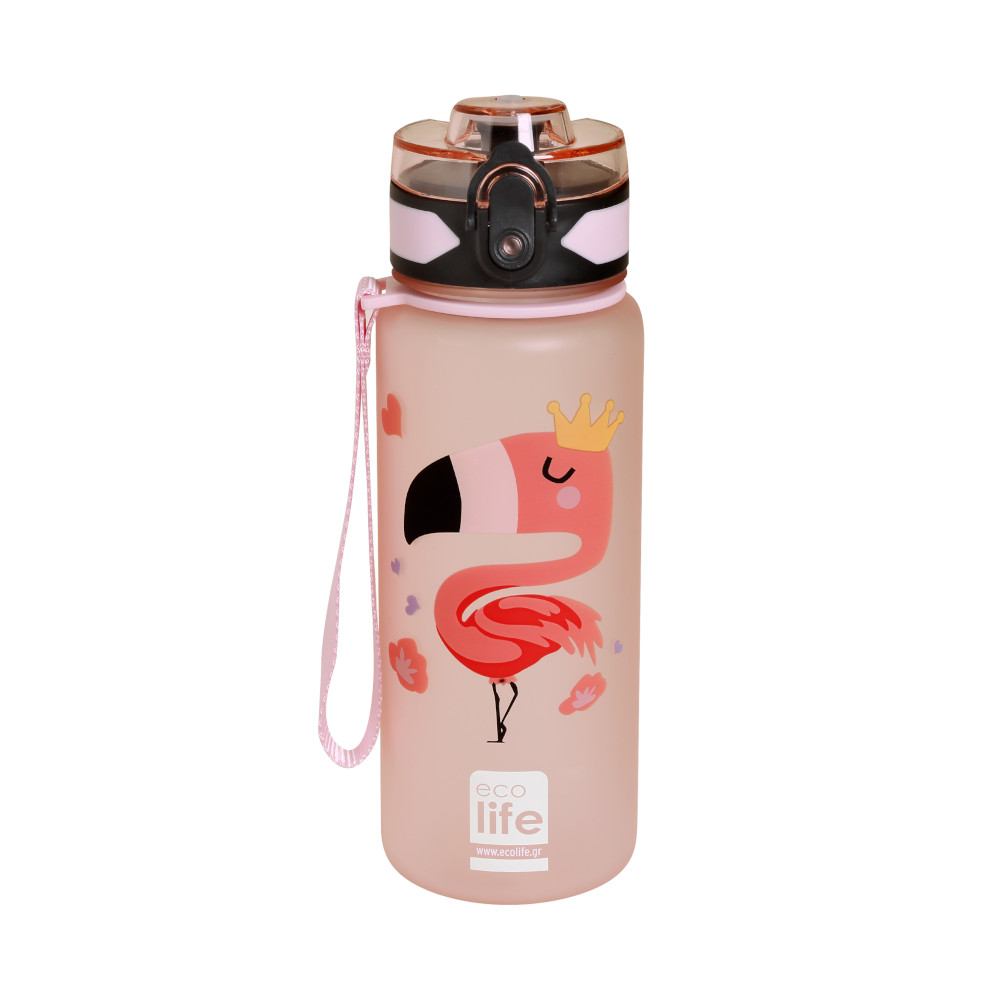 ECOLIFE Ecolife Μπουκάλι Tritan Nερού Flaminfo 500ml