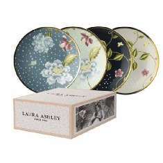 Laura Ashley Πιάτο Γλυκού Πορσελάνης Σετ 4τμχ Heritage 12cm