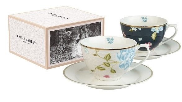 LAURA ASHLEY Laura Ashley Φλιτζάνι Τσαγιού Σετ 2τ,χ Fine Bone China Heritage 260ml