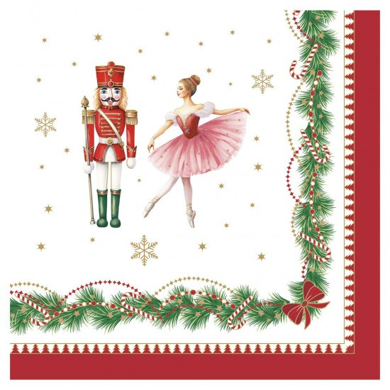 Διακοσμητικά και αξεσουαρ κουζίνας Kouzinika - ΣΗΜΑΝΤΙΚΟ: Σε περίπτωση διαφοράς τιμής από το κατάστημα ισχύει παντα και μόνο η τιμή του καταστήματος R2S Χριστουγεννιάτικες Χαρτοπετσέτες Πολυτελείας 20Τμχ