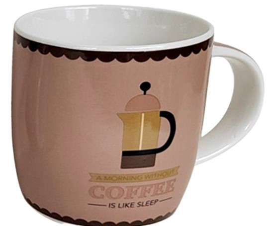 MARVA HOME Κούπα Πορσελάνης Coffee Maker Beige 350ml