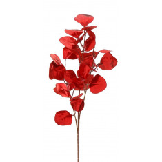 Arti Casa Χριστουγεννιάτικο Διακοσμητικό Κλαδί Leaf Red 60cm