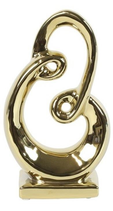 Countryfield Επιτραπέζιο Διακοσμητικό Κεραμικό Χρυσό 23cm