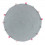 Atmosphera Παιδικό Βαμβακερό Χαλί Στρογγυλό PomPom Party Girll 90cm Grey