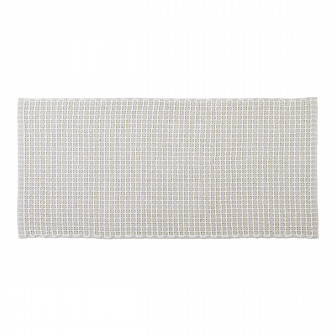 Arti Casa Πατάκι Μπάνιου Βαμβακερό Mimetisme White 50X120cm