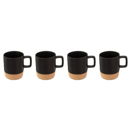 Secret de Gourmet Φλιτζάνι Espresso Πορσελάνης Set 4Τμχ. Bamboo And Black 120ml φωτογραφία