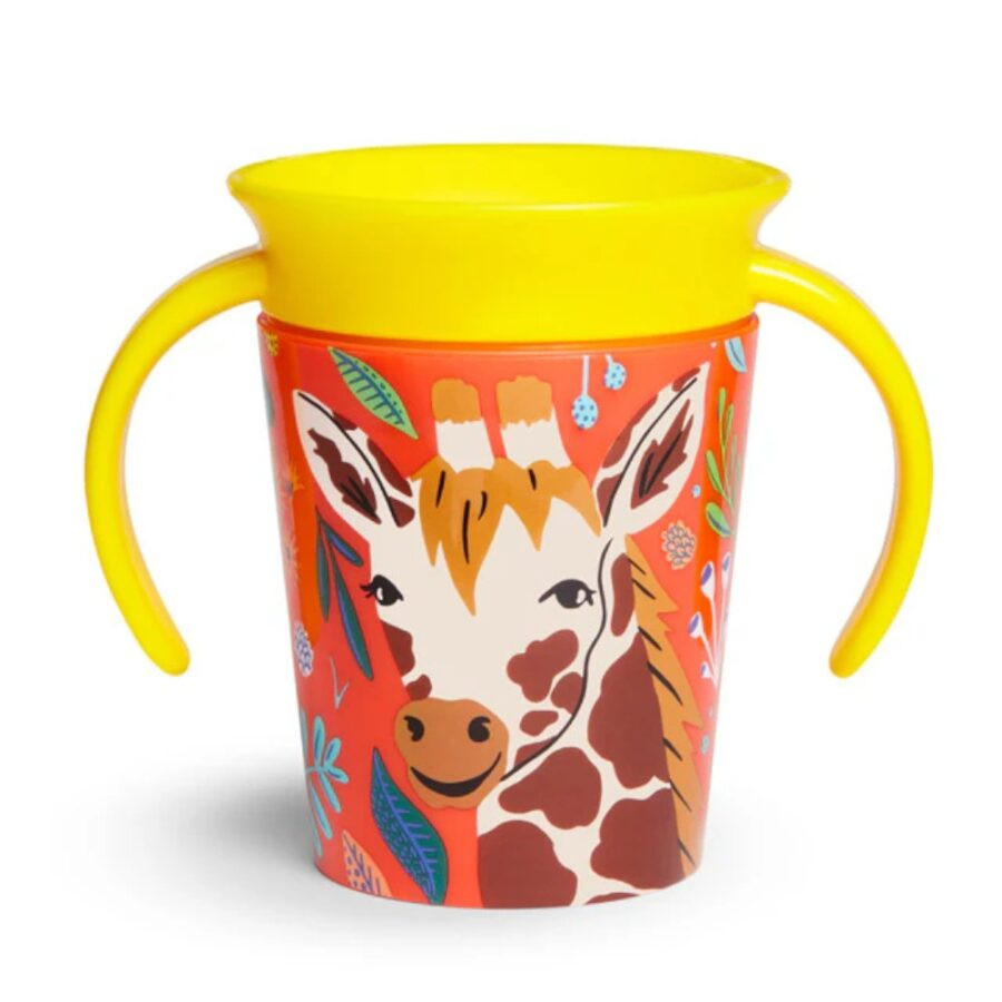 MUNCHKIN Munchkin Ποτήρι Εκπαιδευτικό 177ml Miracle Trainer Giraffe