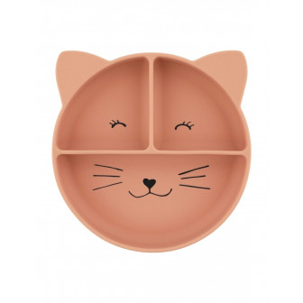 Trixie Πιάτο Σιλικόνης Με Χωρίσματα Με Βεντούζα Mrs. Cat
