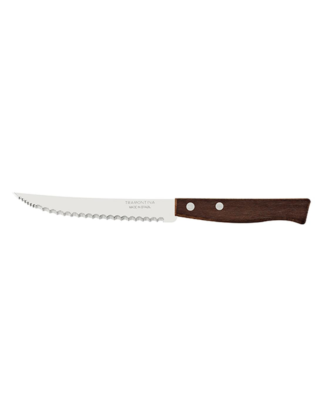 TRAMONTINA Tramontina Μαχαίρι Σετ 2τμχ. Ανοξείδωτο Traditional Steak Οδοντωτό 13cm