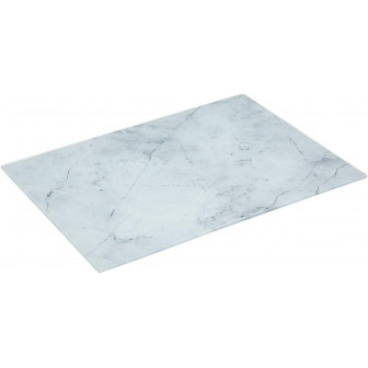 5Five Επιφάνεια Κοπής Γυάλινη Marble White 30x20cm
