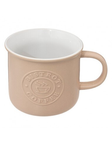 SECRET DE GOURMET Secret de Gourmet Κούπα Κεραμική Μπεζ Bistrot Coffee 350ml