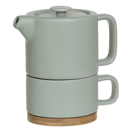 SECRET DE GOURMET Secret de Gourmet Κούπα Με Τσαγιέρα Κεραμική Mint 400ml