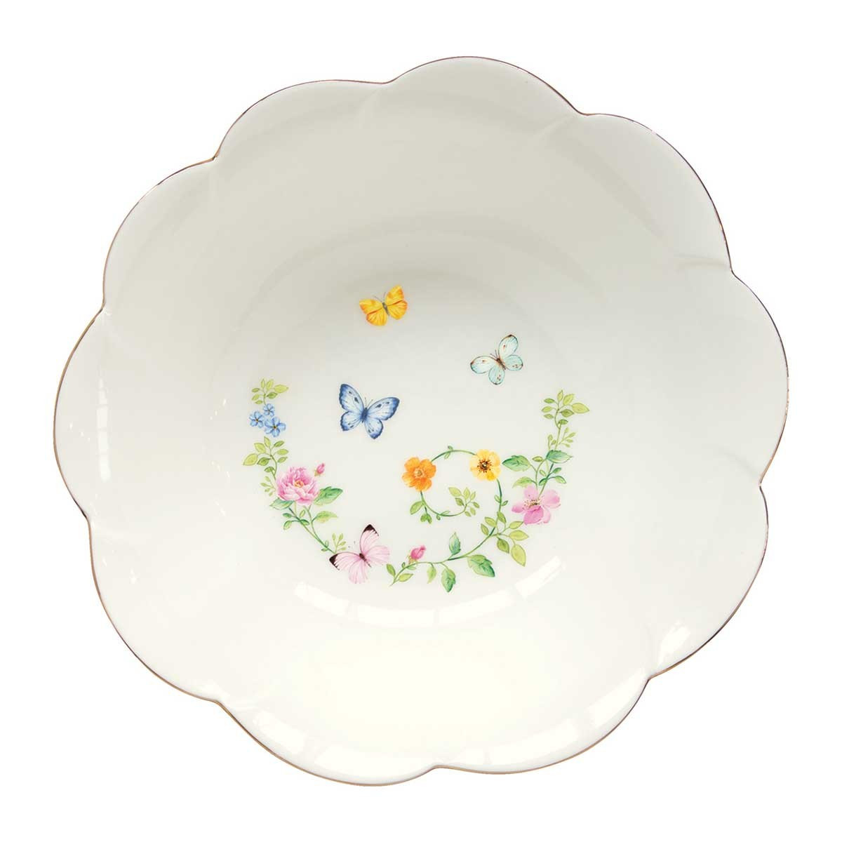 R2S Πιάτο Βαθύ Πορσελάνης Dancing Butterflies 20cm