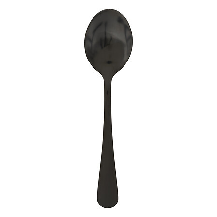 SECRET DE GOURMET Secret De Gourmet Κουτάλι Γλυκού Ανοξείδωτο Μαύρο 13,6cm