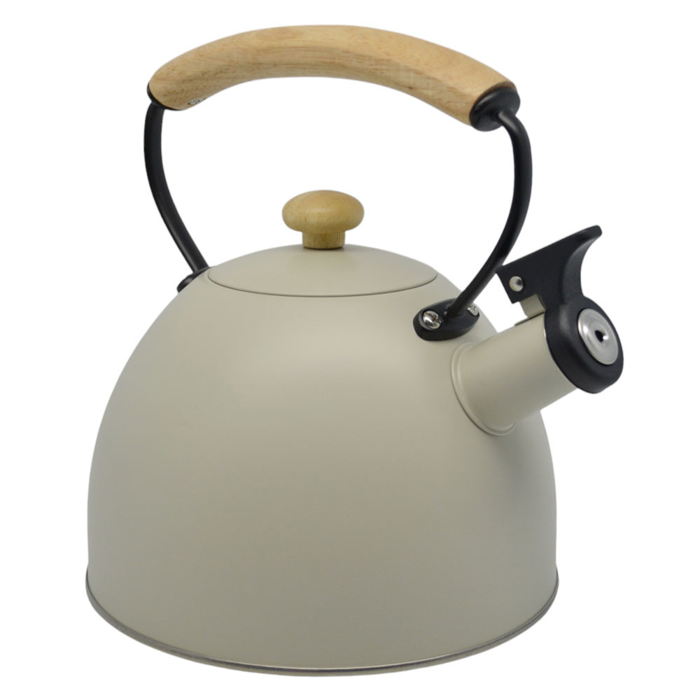 Ankor Βραστήρας Ανοξείδωτος Μπεζ Με Ξύλινη Λαβή 2,5Lt.