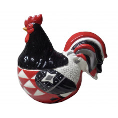 Πασχαλινή Μπισκοτιέρα Κεραμική Red Rooster 22cm