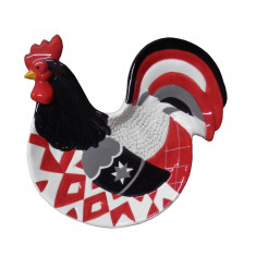 Πασχαλινή Πιατέλα Κεραμική Red Rooster 26cm
