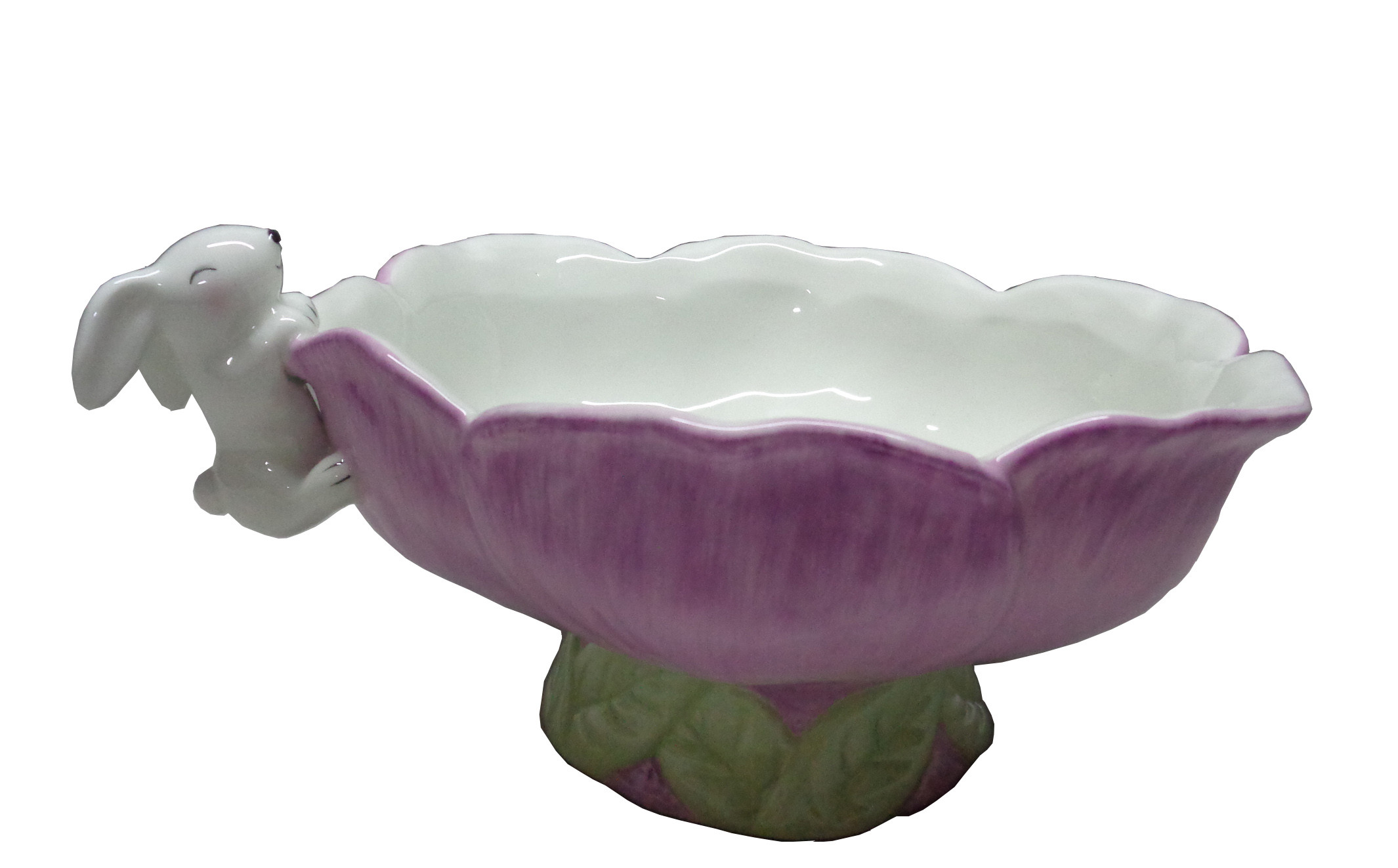 MARVA HOME Πασχαλινό Κεραμικό Μπολ Flower Pink 24cm