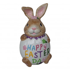 Πασχαλινή Μπισκοτιέρα Κεραμική colour Rabbit 26cm