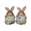 Πασχαλινό Αλατοπίπερο Σετ 2τμχ Κεραμικά Colour Rabbit