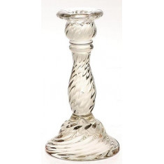 Arti Casa Κηροπήγιο Γυάλιο Μονόκερο Grey 20cm