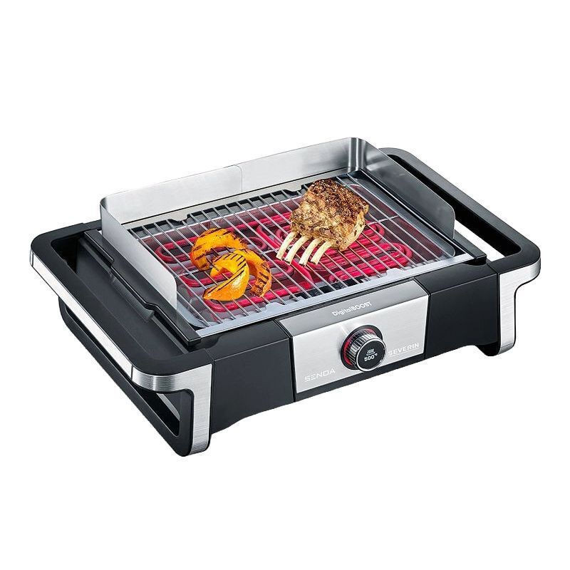 Severin Ηλεκτρική Ψησταριά Επιτραπέζια Senoa 3000W Mε Ρυθμιζόμενο Θερμοστάστη 41x24cm