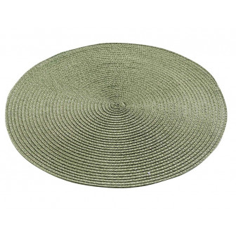 Secret De Gourmet Σουπλά Στρογγυλό PVC Χακί 35cm