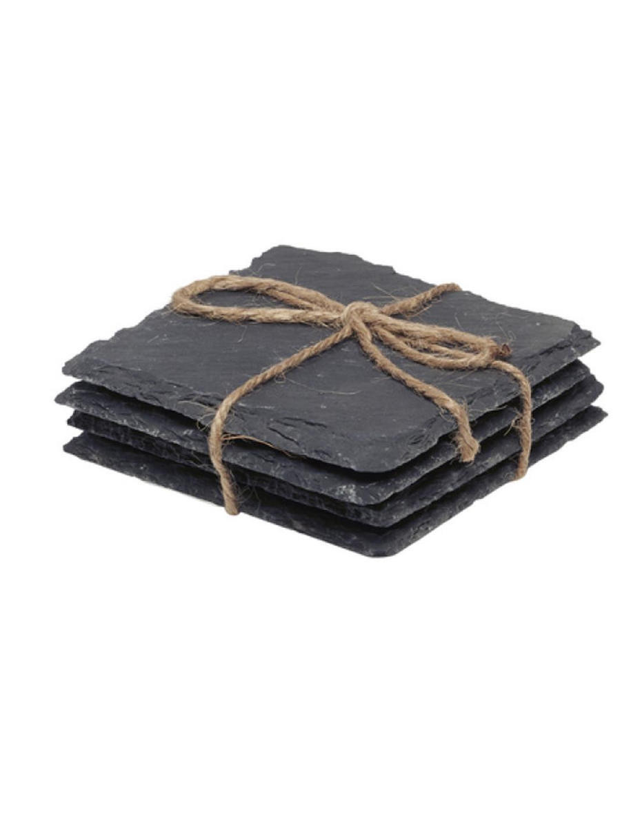 ALPINA Alpina Σετ Σουβέρ Σχιστόλιθος Σετ 4Τμχ. 10x10cm