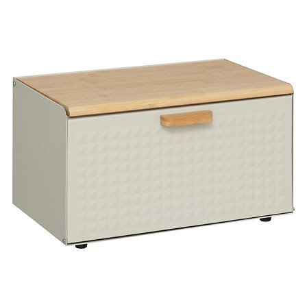 5FIVE SIMPLY SMART 5Fine Ψωμιέρα Μεταλλική Με Bamboo Sensia Beige